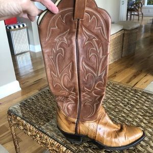 Larry Mayan Eel Western Boots